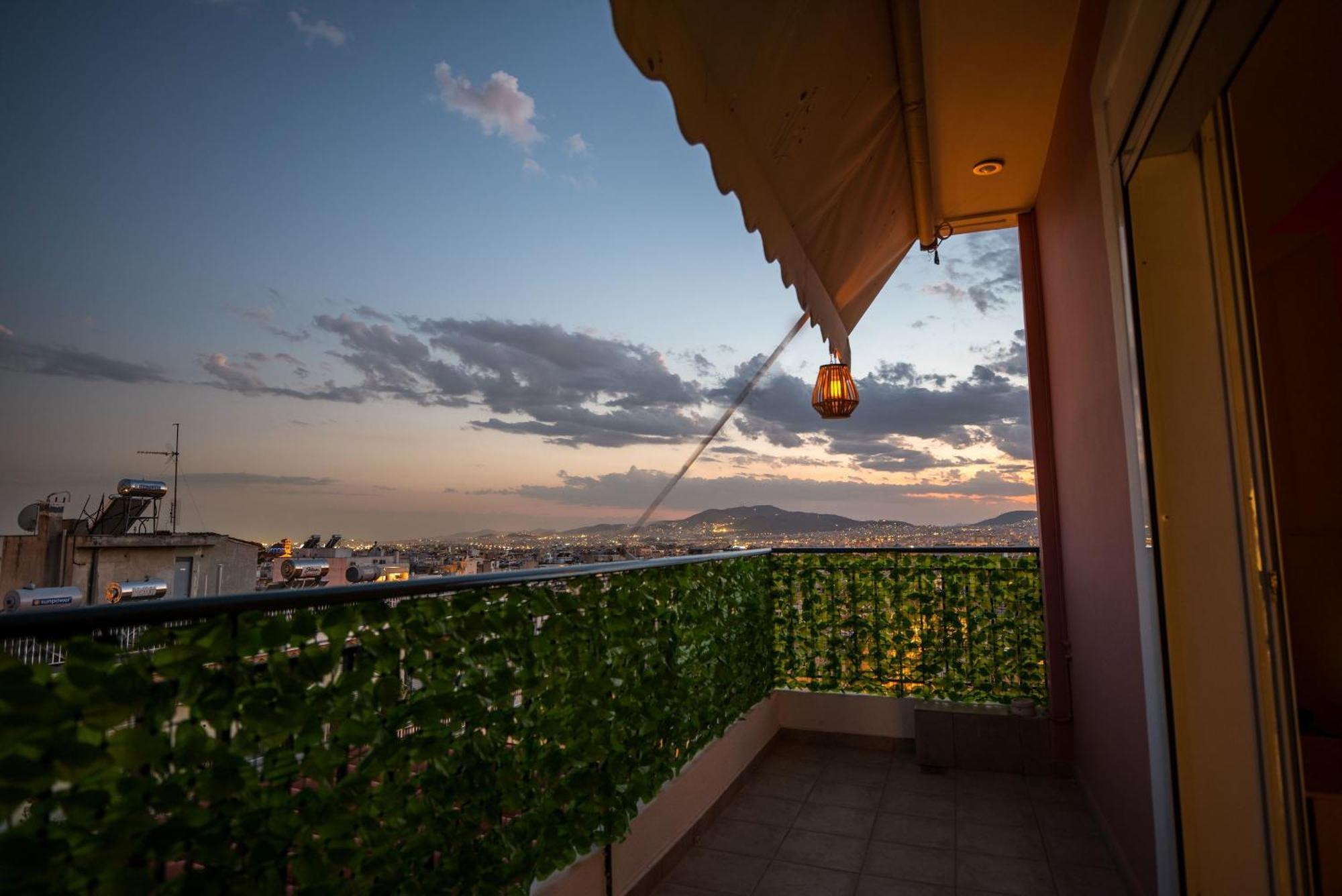 Athens & Acropolis View 7Th Floor Apartment Luaran gambar