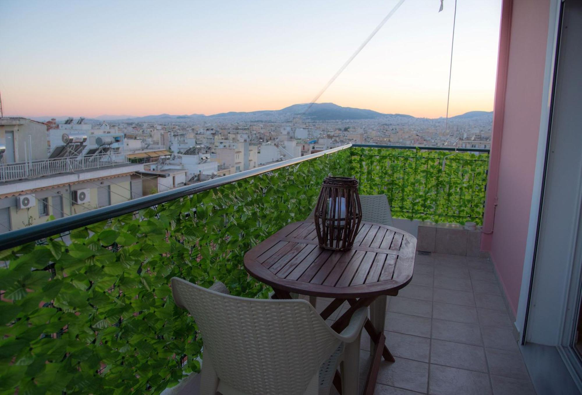 Athens & Acropolis View 7Th Floor Apartment Luaran gambar